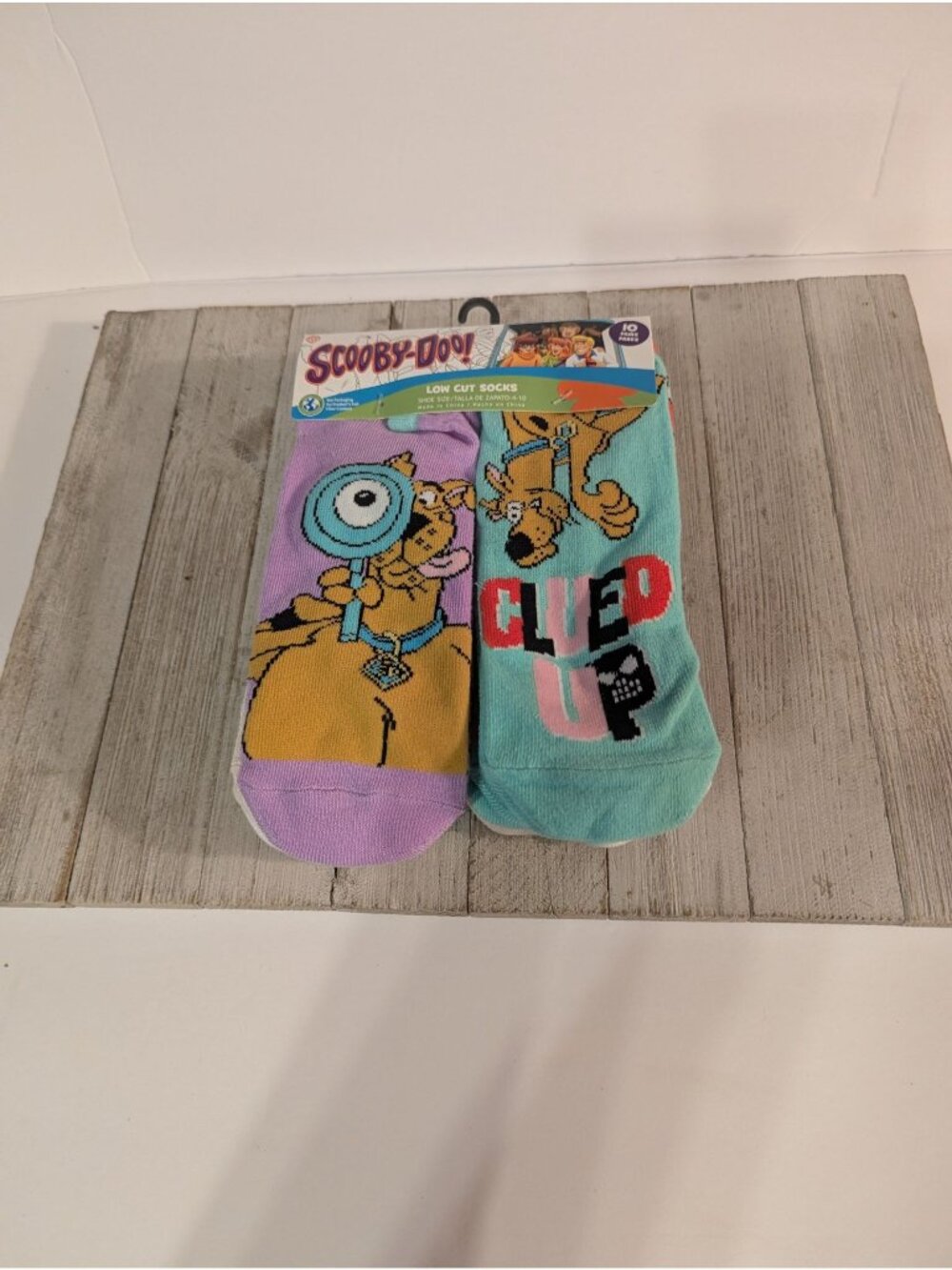 Scooby Doo! Low Cut Socks Shoe Size 4-10 (10 Pair) WB